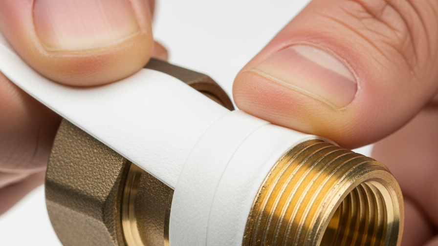 Sealing Leaky Pipe Joints with Plumber's Tape