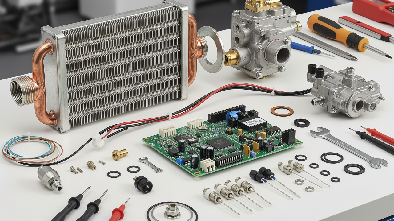 Baxi Boiler Parts: Heat Exchangers, PCBs and Sensors