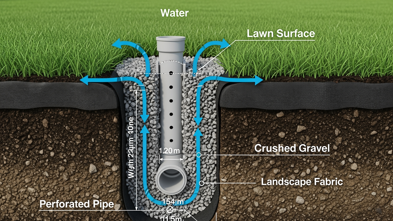 French Drains for Garden Water Management