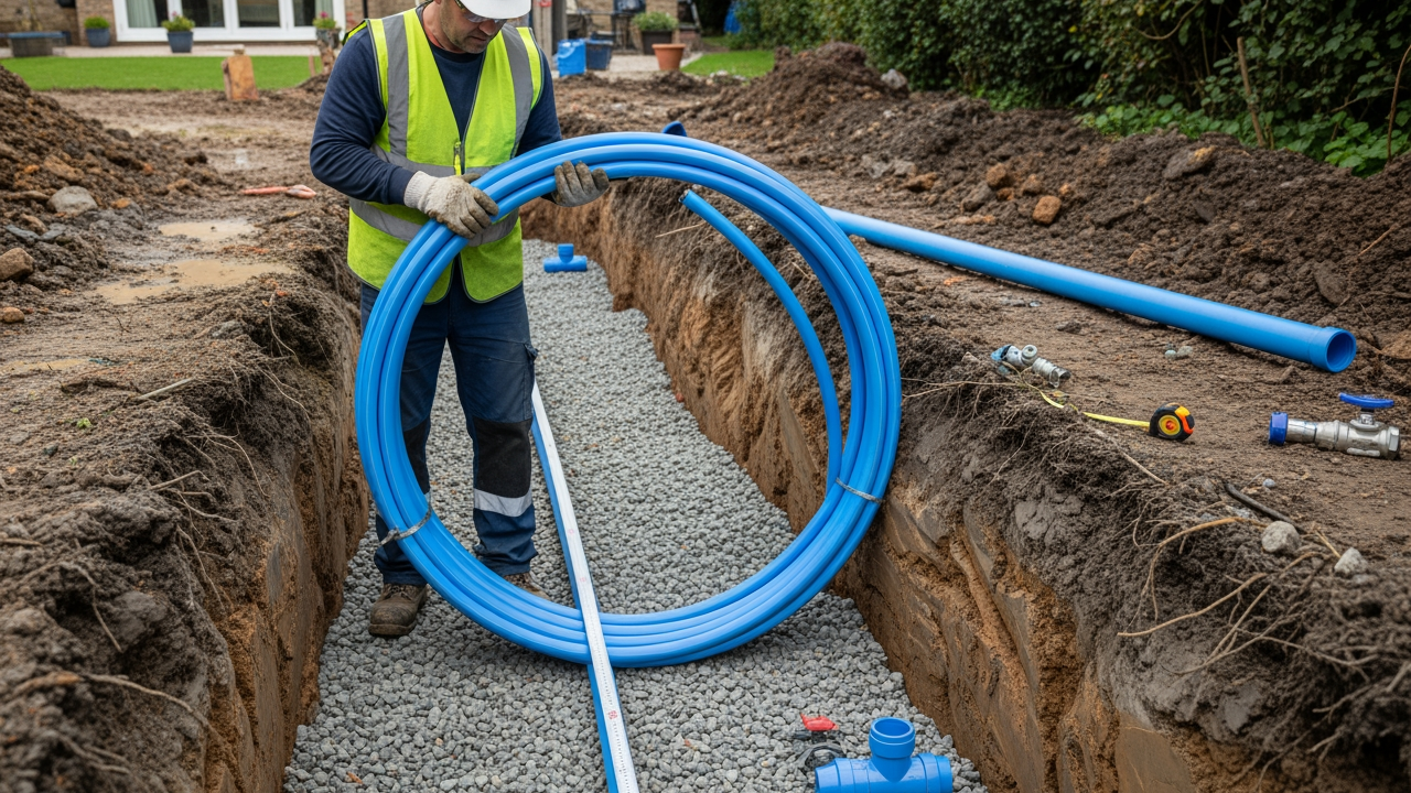 MDPE Pipes for Underground Water Supply