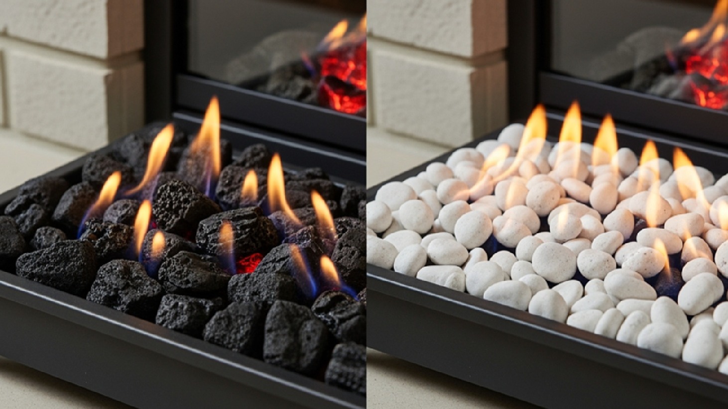 Converting Coal Effect to Pebble Effect Gas Fires