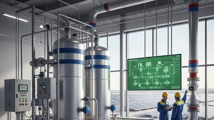 Thermal Storage and Renewable Energy Integration in Commercial Heating Systems