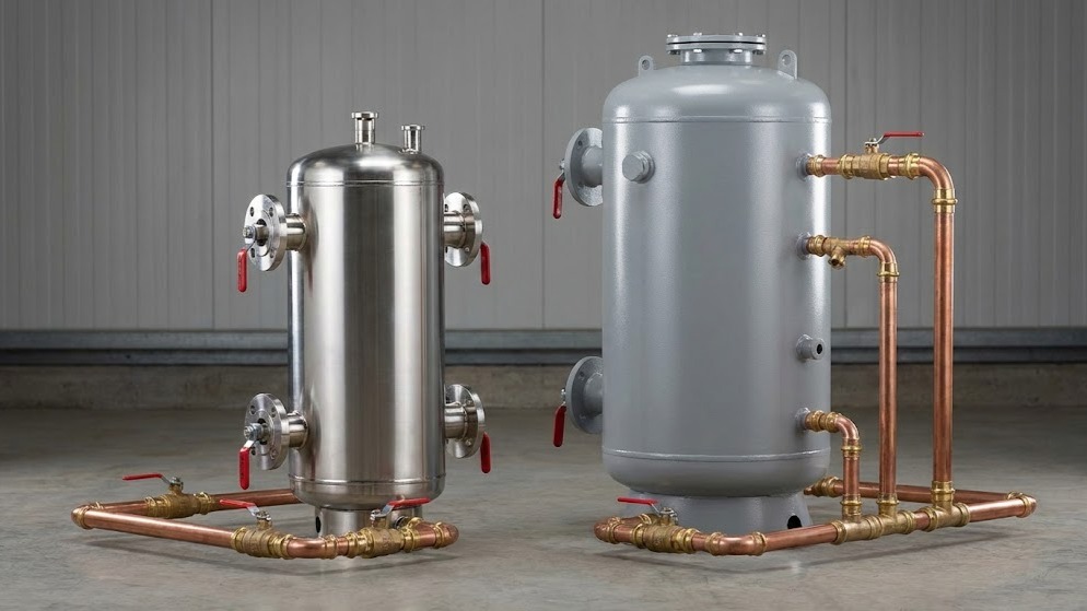 Understanding Low-Loss Headers vs. Buffer Tanks: What's the Difference?