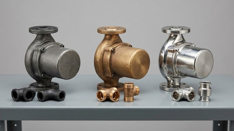 Cast Iron vs. Bronze vs. Stainless Steel Pumps: Material Selection Guide