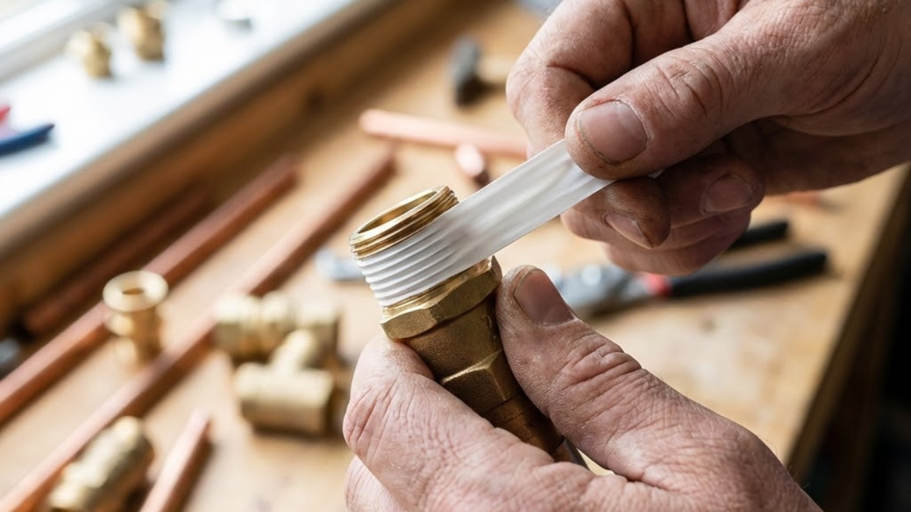 PTFE Tape Application: Plumbing Thread Sealing Best Practices
