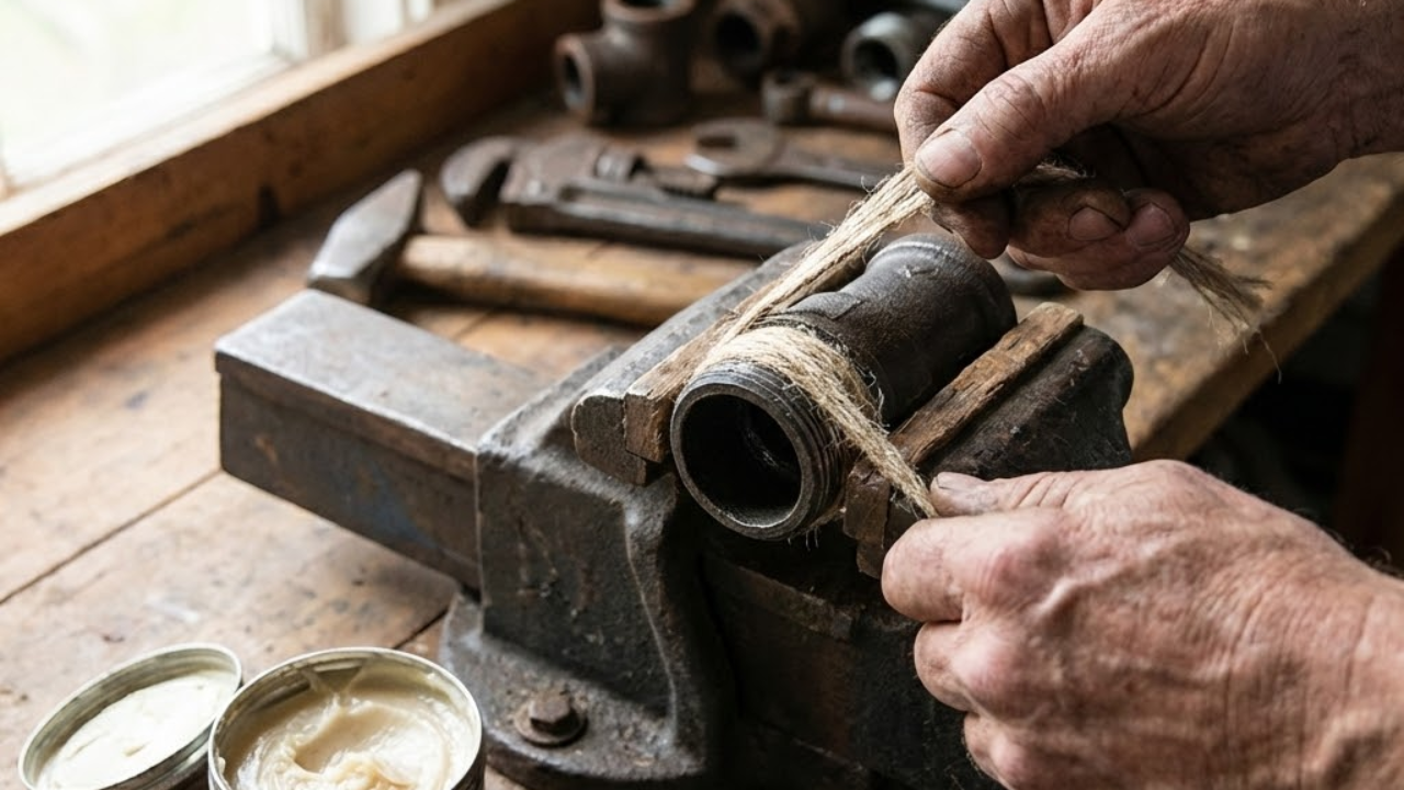 Hemp and Jointing Paste: Traditional Pipe Thread Sealing