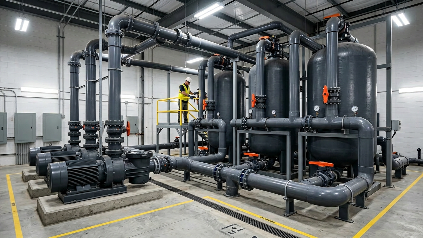 Selecting Pumps for Commercial Swimming Pools and Leisure Centres