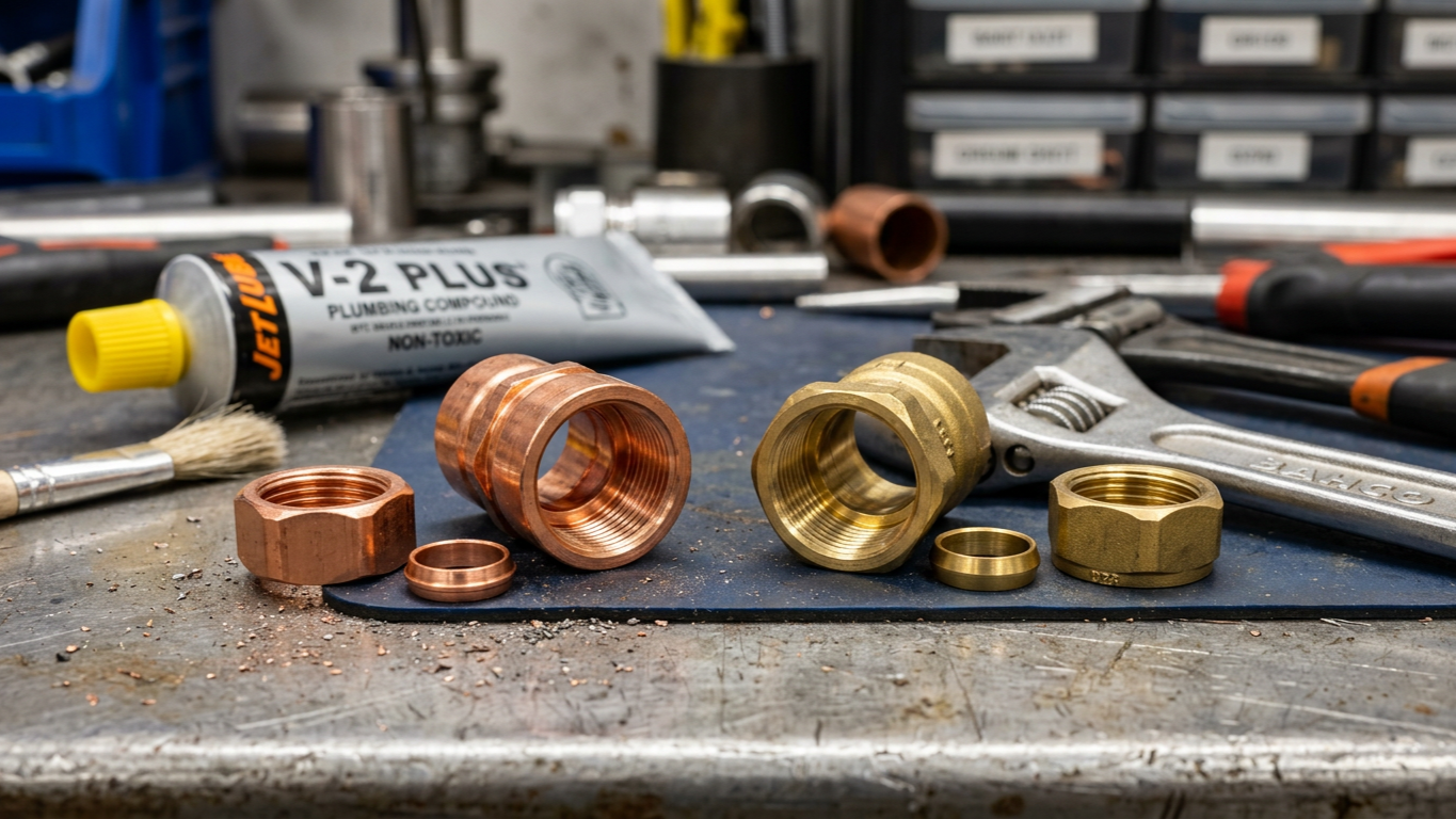 Copper vs Brass Compression Fittings: When to Use Each Type