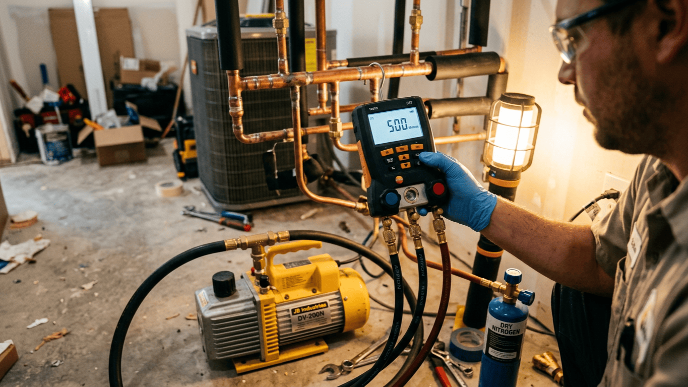 Sealed System Installation Sequencing: Component Order for First-Time Fill