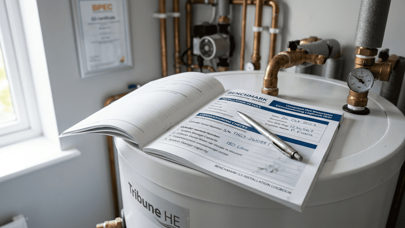 Benchmark Commissioning Logs for G3 Installations: Required Documentation