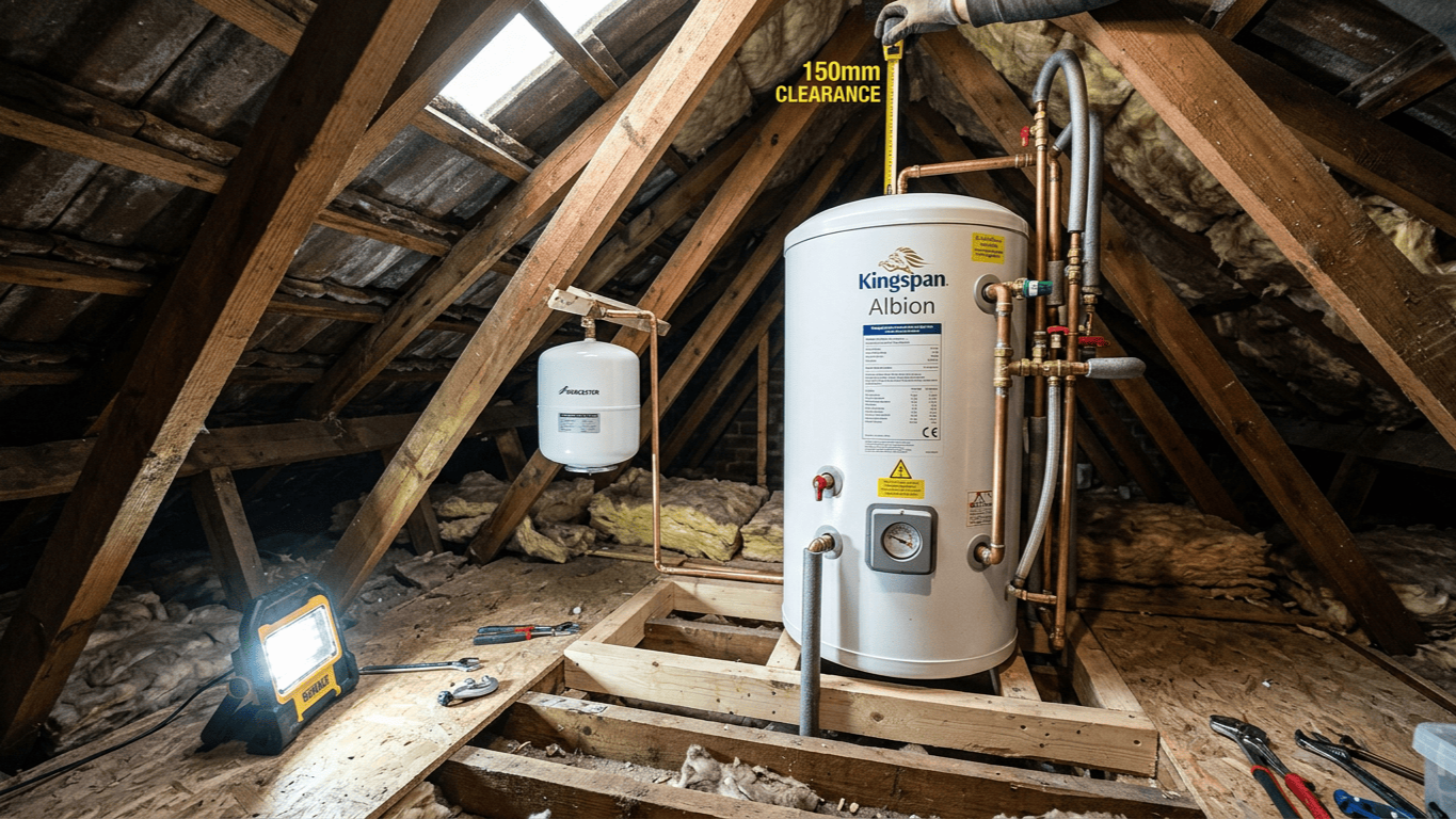 Kingspan Horizontal vs Vertical Unvented: Loft Space Installation Considerations
