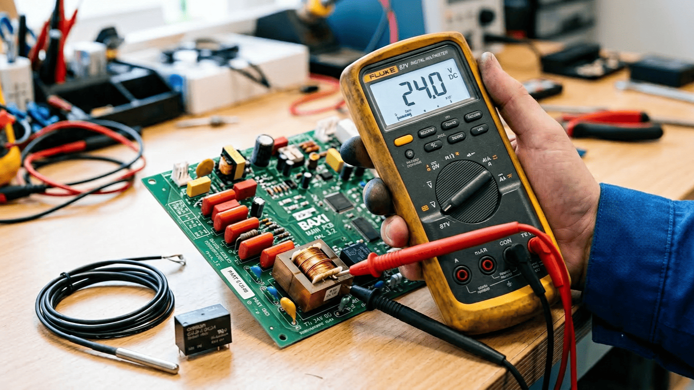 Testing Boiler PCBs: Multimeter Diagnostics Before Replacement
