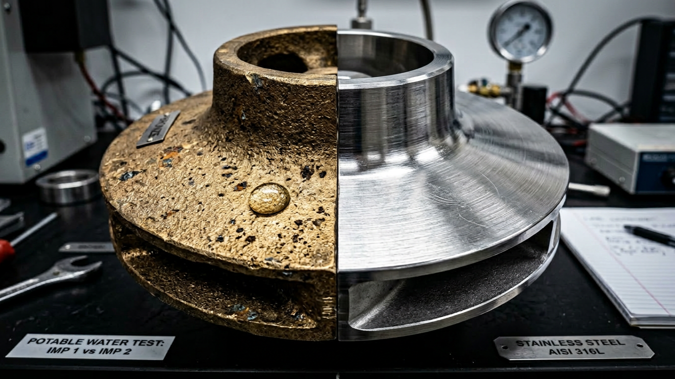 Bronze vs Stainless Steel Pumps: Material Selection for Potable Water