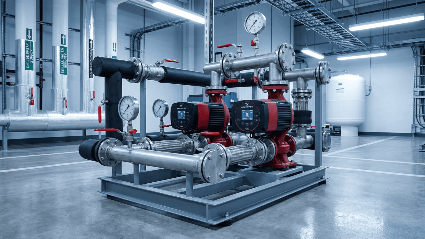 Grundfos MAGNA3 Pre-Assembled Pump Packages: Installation Time Savings