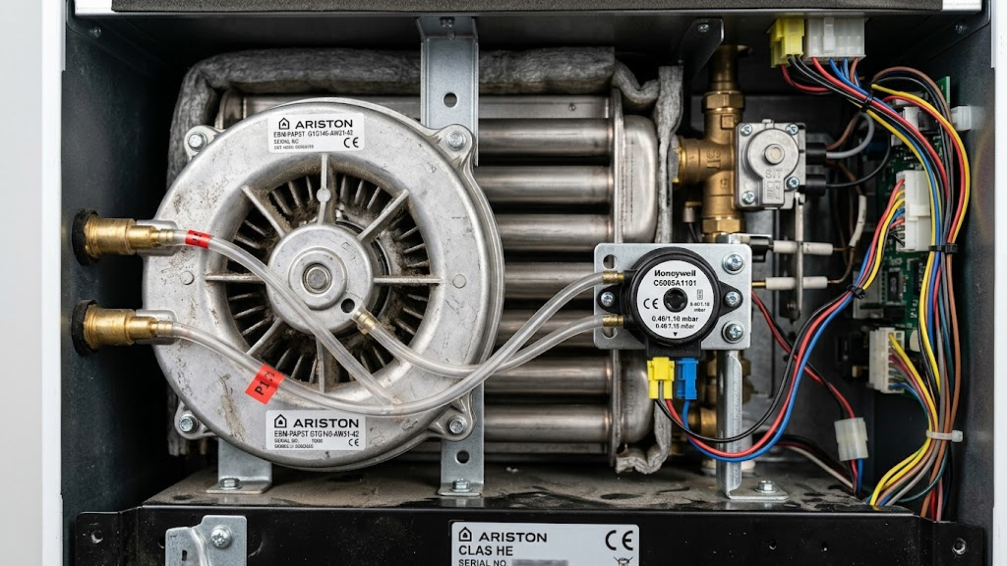 Ariston Clas HE: Fan Assembly Replacement And Air Pressure Switch Testing