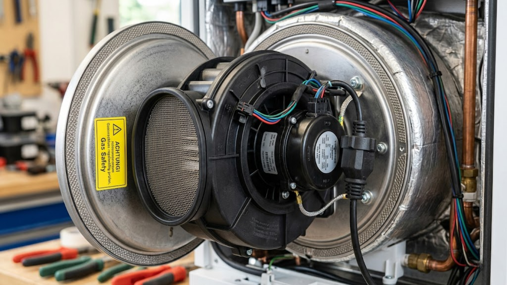 Viessmann Vitodens 200-W: Radial Fan Fault Diagnosis And Speed Control Checking