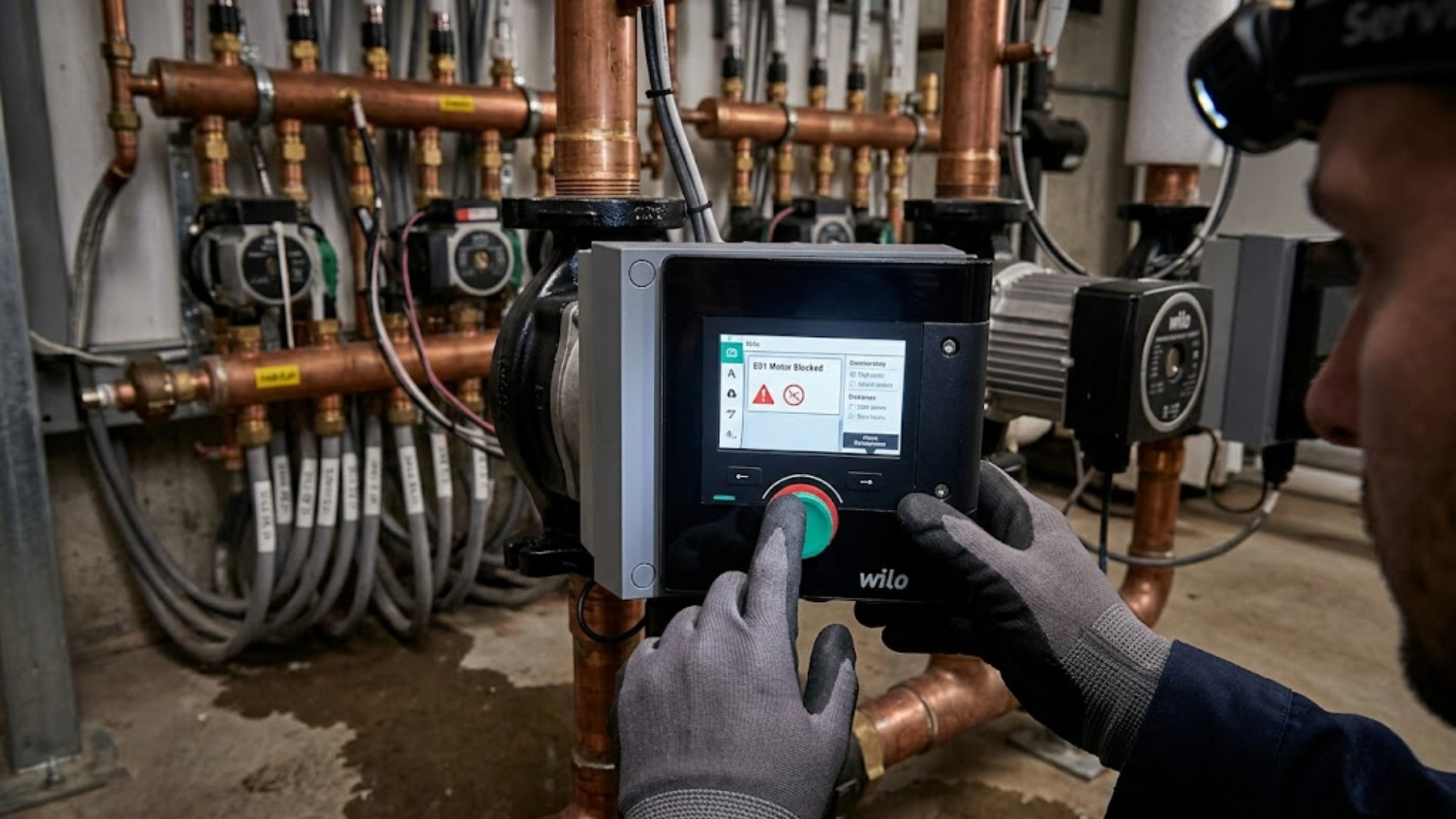 Wilo Stratos MAXO: Error Code Diagnostics And Motor Replacement