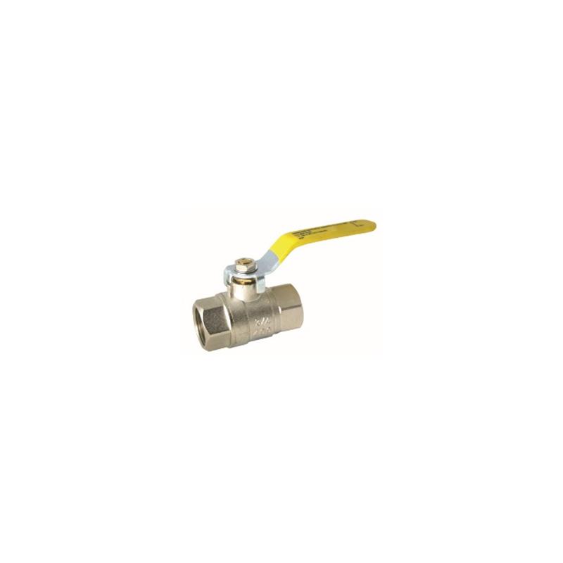 3/4 Inch Fxf Yellow Handle Gas Valve 1/4 Turn #