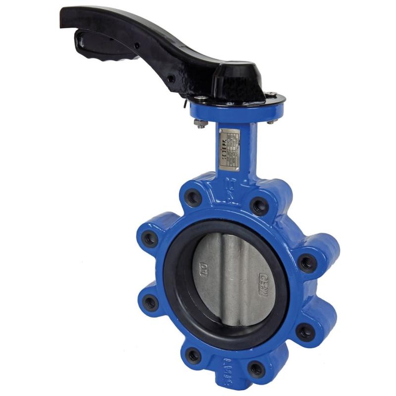 Albion 4" Art 140 Lug & Tap BFly valve EPDM Liner 316SS Disc Lever