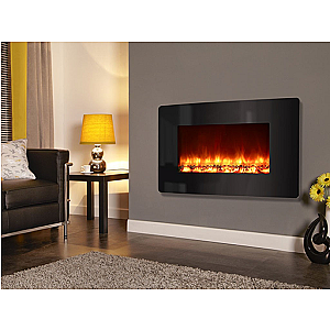 Celsi Electriflame XD Black Curved Electric Fire EFHOW650RE3