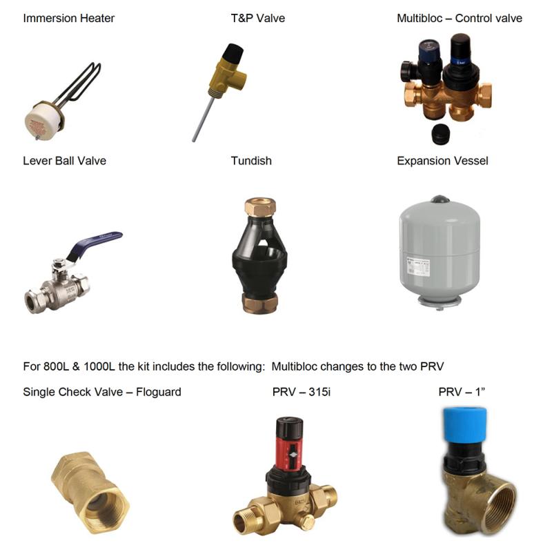 Flamco FlexTherm Supastor-V 300 Direct + Kit 45205