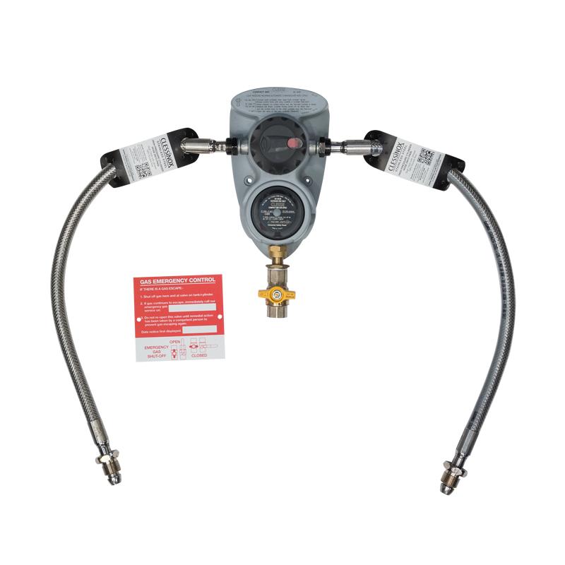 Clesse 2 Cylinder Compact TR800 OPSO ACO C/w St/Steel Pigtails