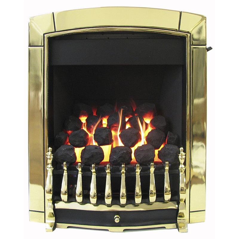 Flavel Caress He Traditional Fire W/ Manual Control (Brass) FICC41SN
