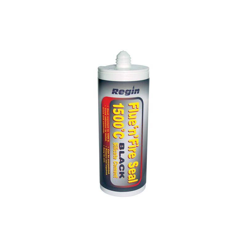 Flue‘N’Fire Seal 1500°C Silicate Cement - Black