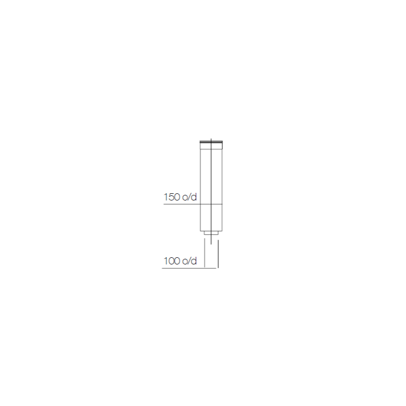 Remeha Quinta ACE 55/65/90/115/160  1000mm Flue Extension